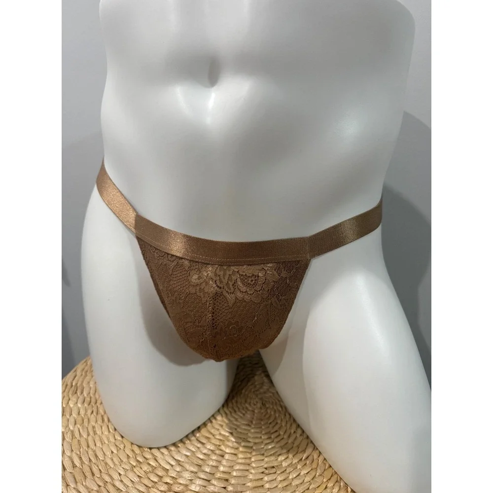 Cosabella Never Say‎ Never Italian Thong Quattro Lace Underwear size XL